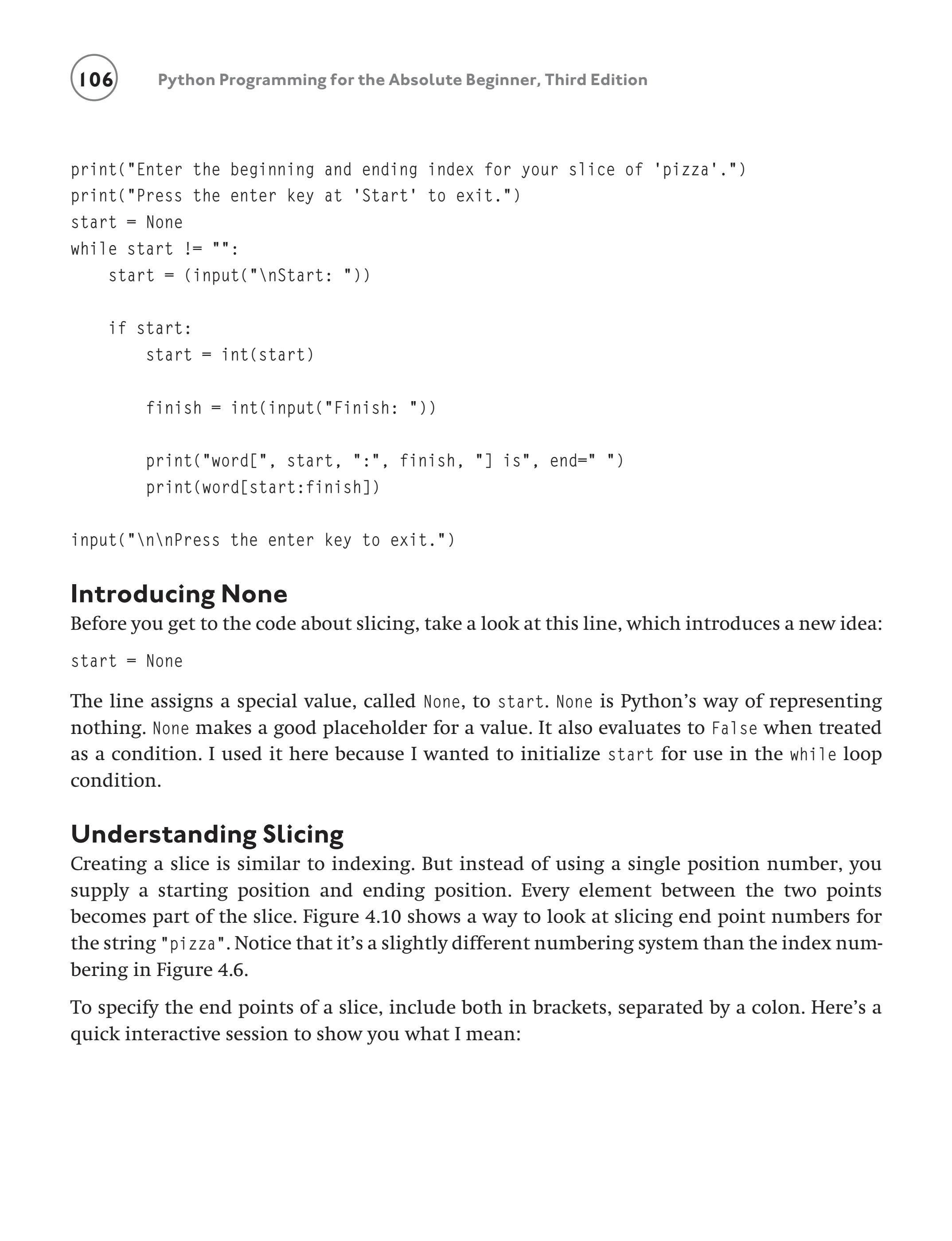 Python Programming for the Absolute Beginner- 3rd Edition - SHII MIIN ...