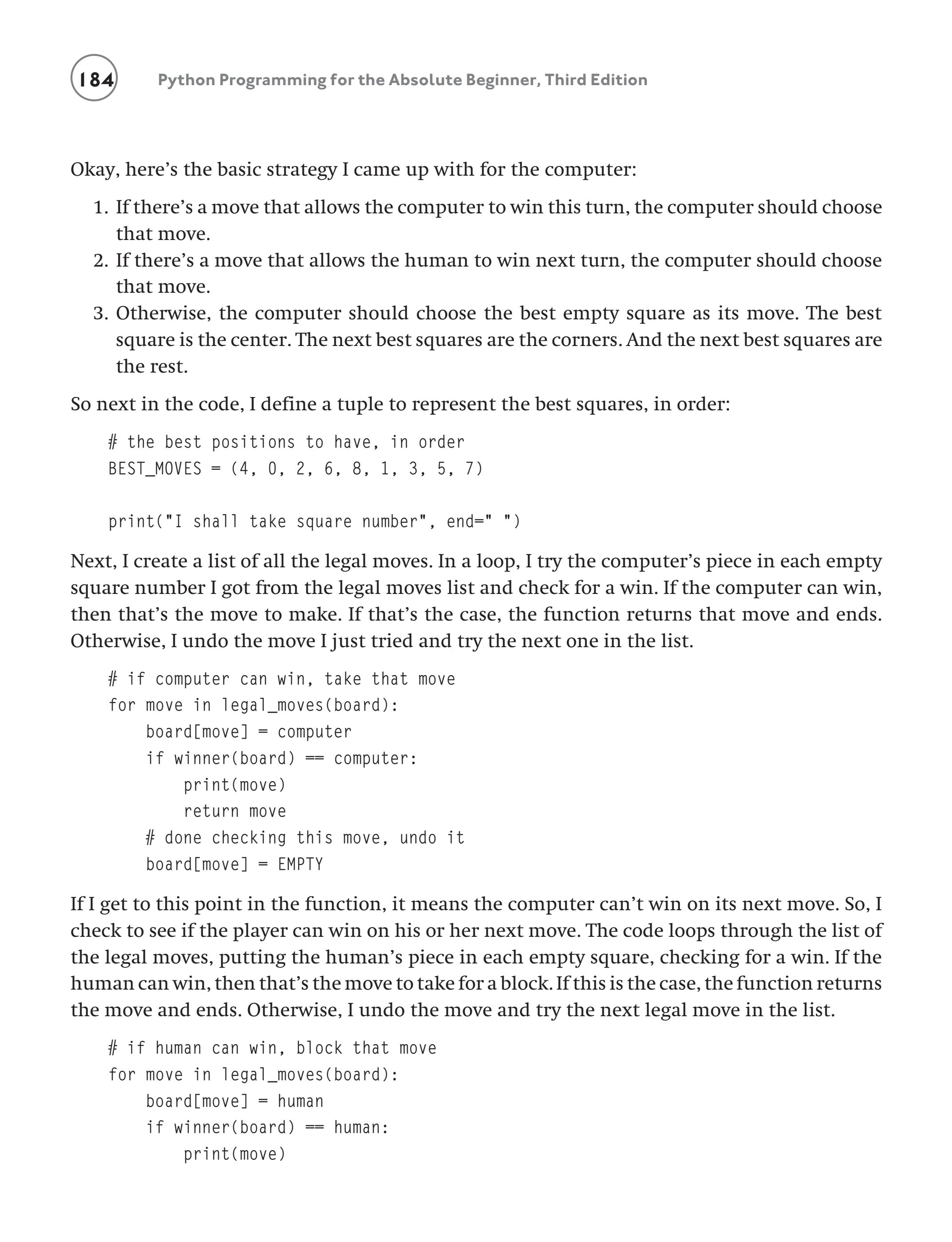 Python Programming for the Absolute Beginner- 3rd Edition - SHII MIIN ...