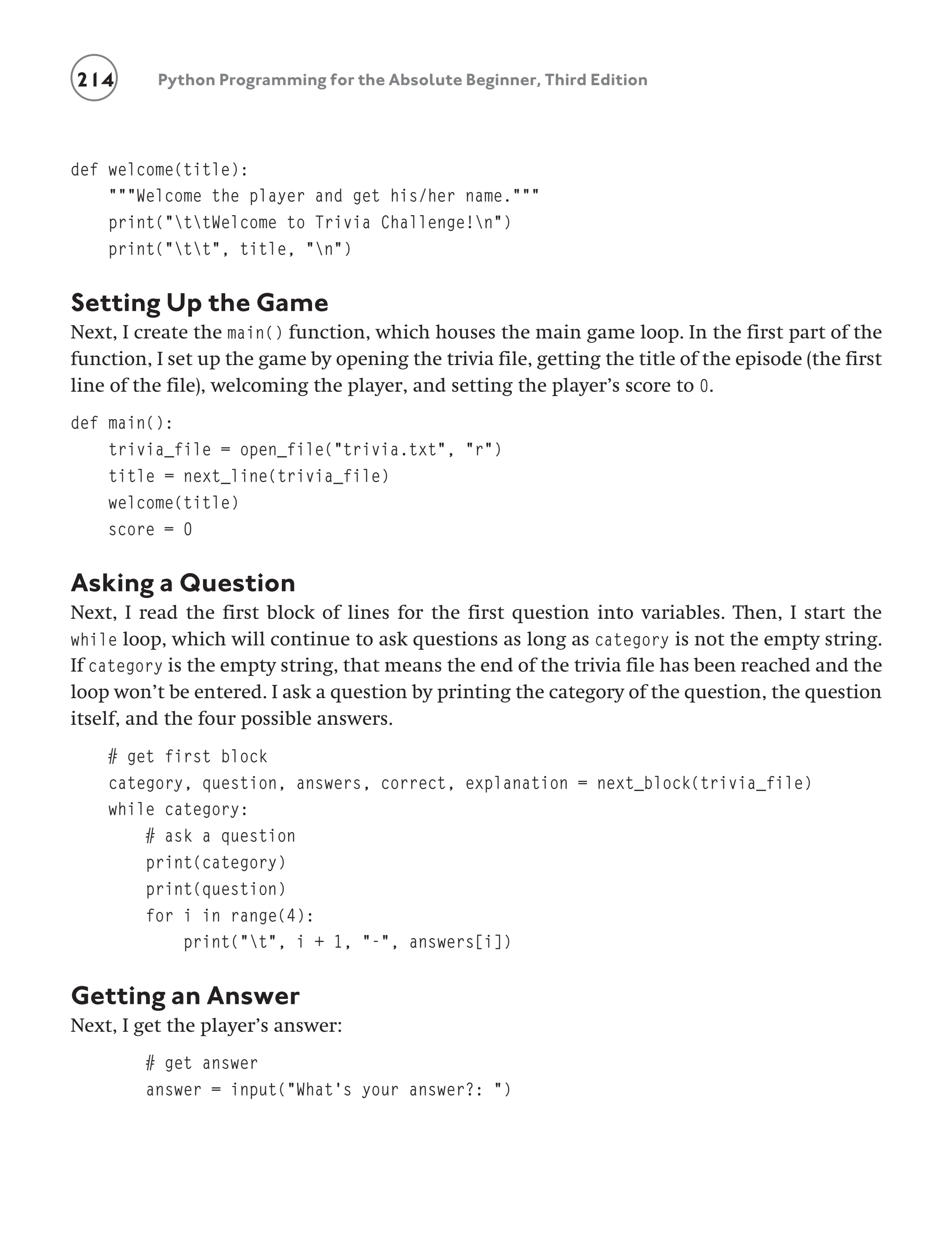 Python Programming for the Absolute Beginner- 3rd Edition - SHII MIIN ...