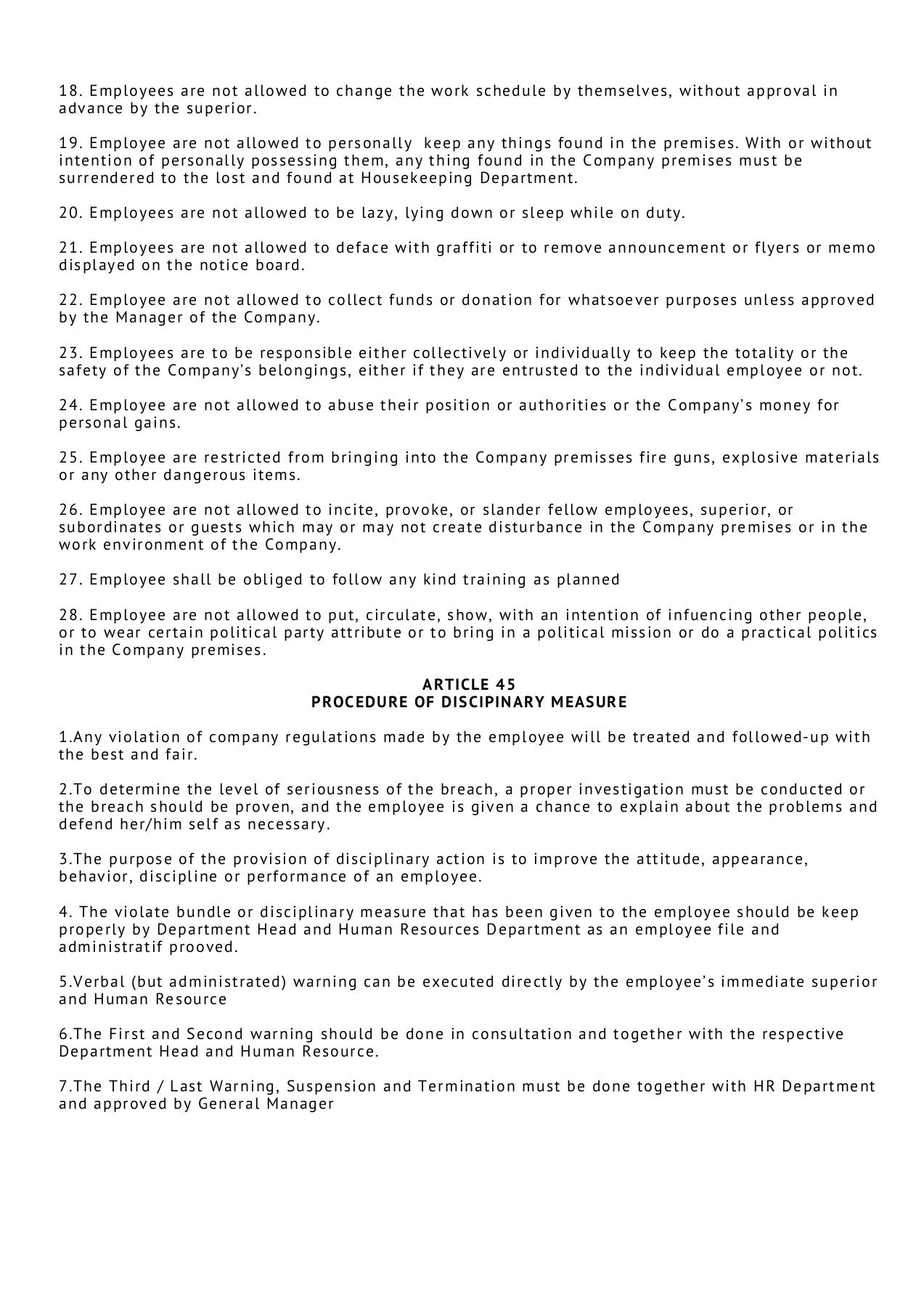 Employee Stater Kits (Employee Handbook) itm Page 33 Flip PDF