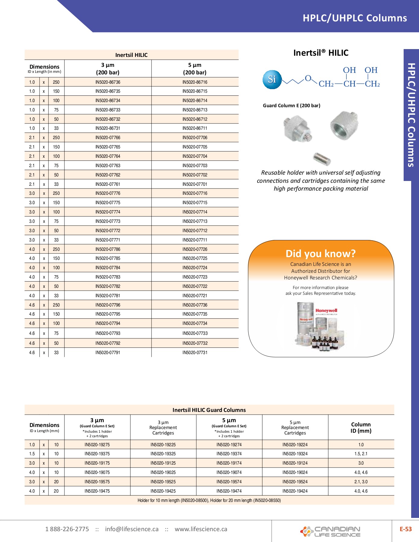 HPLC Catalogue Canadian Life Science Page 197 Flip PDF Online