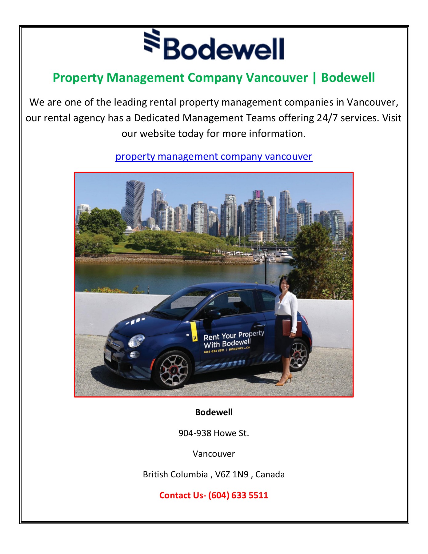 Property Management Company Vancouver Bodewell Mike Smith Page 1