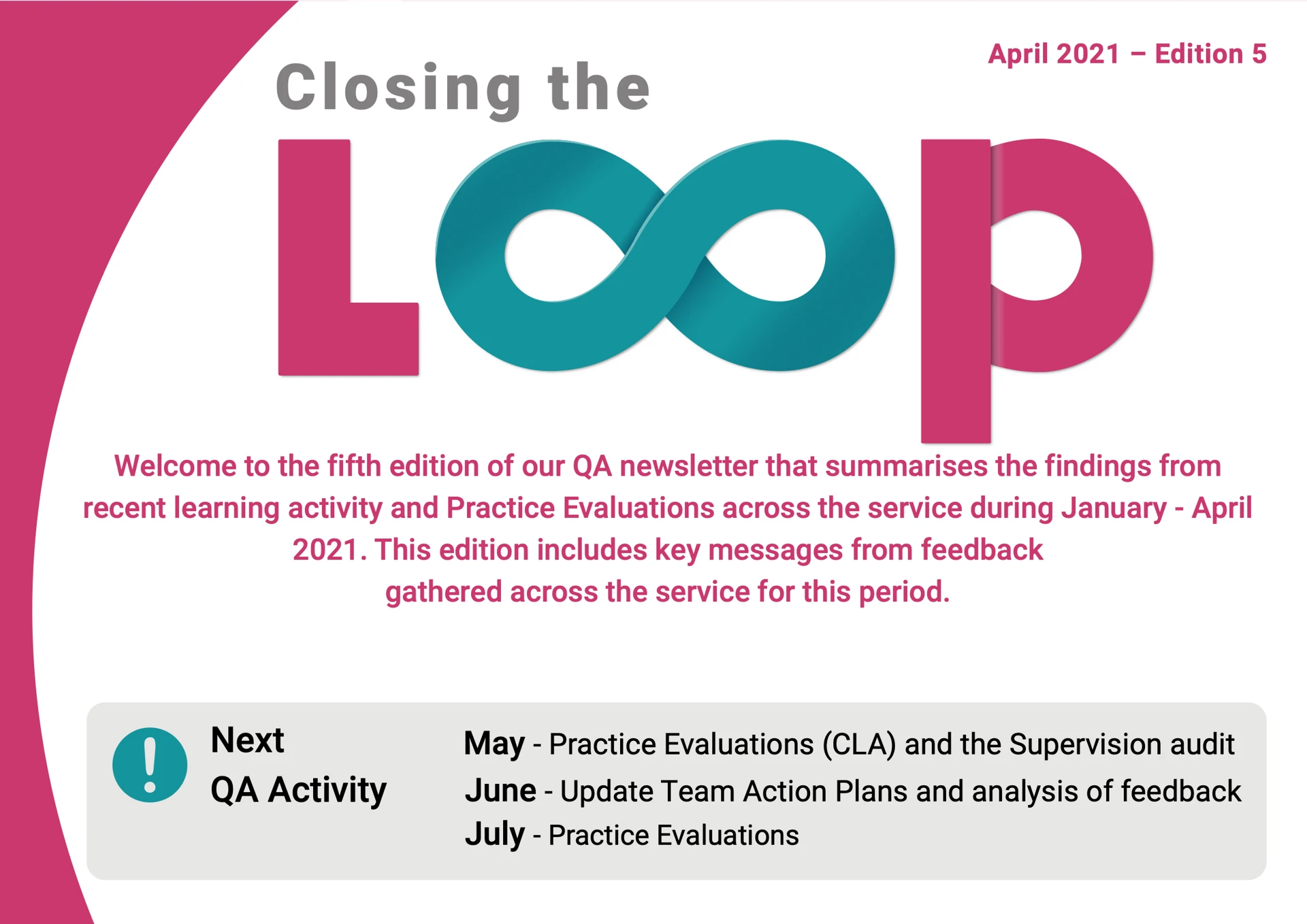 Closing the Loop April 2021