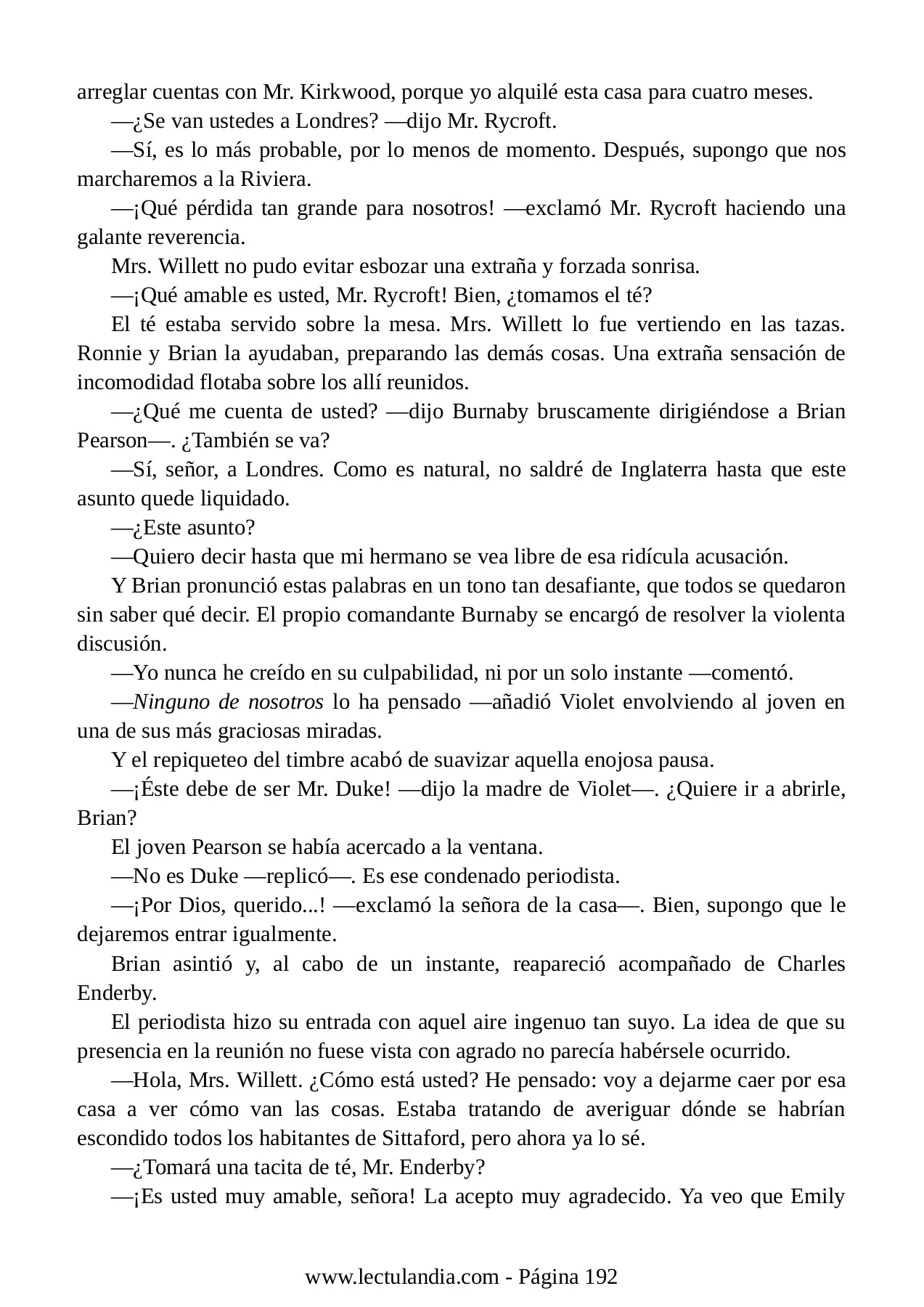 Agatha Christie El misterio de Sittaford dinosalto83 Página 192