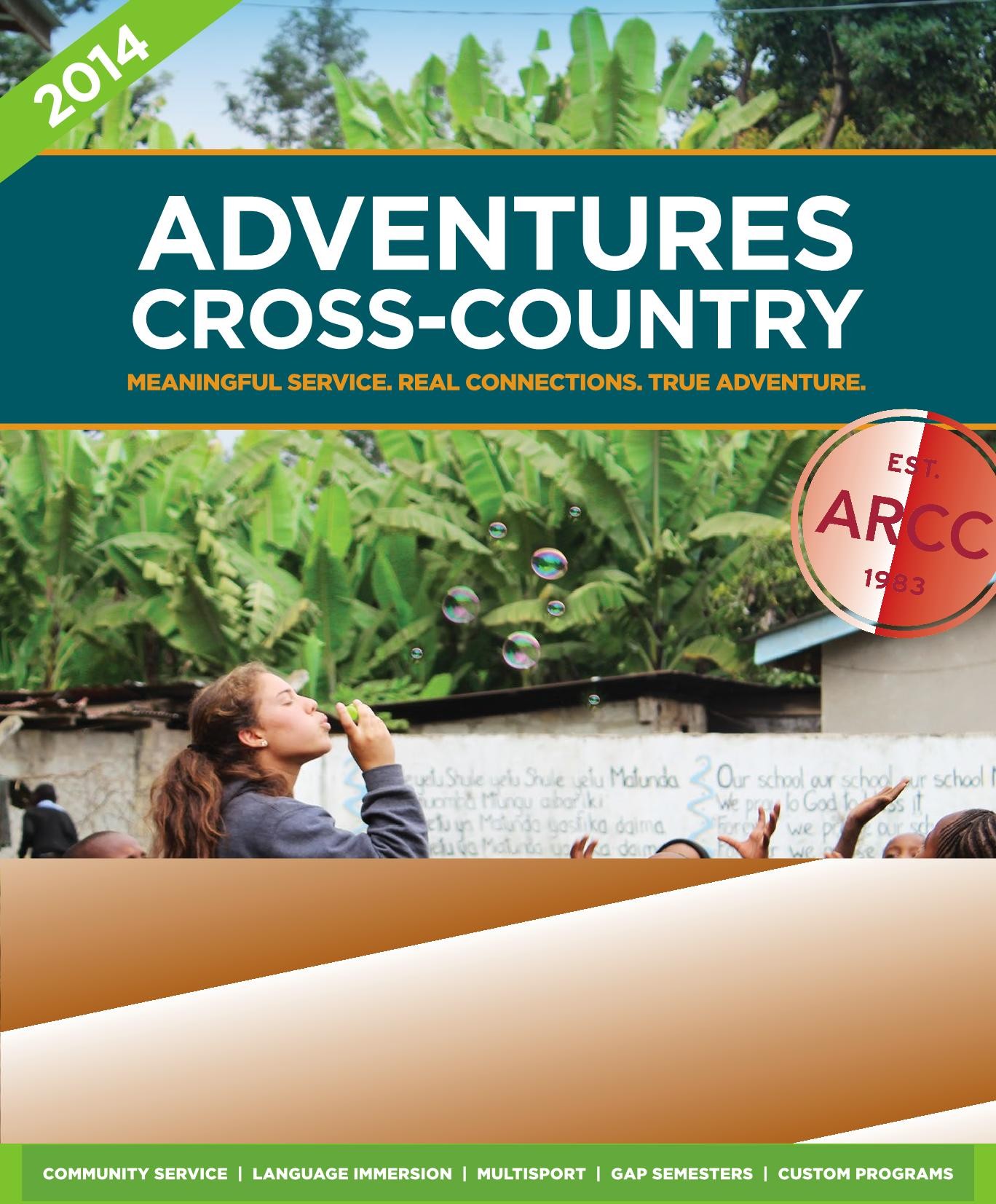 ARCC Catalog 2014 ADVENTURES CROSSCOUNTRY lindyslower Page 1 52