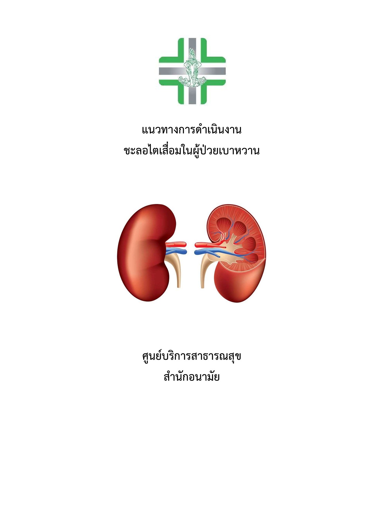 แนวทางการดำเนินงานชะลอไตเสื่อมในผู้ป่วยเบาหวาน ศูนย์บริการสาธารณสุข  สำนักอนามัย - Flip Book Pages 1-50 | PubHTML5, image size:1273x1800