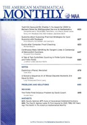 The American Mathematical Monthly - Perpustakaan Universitas Sanata ...