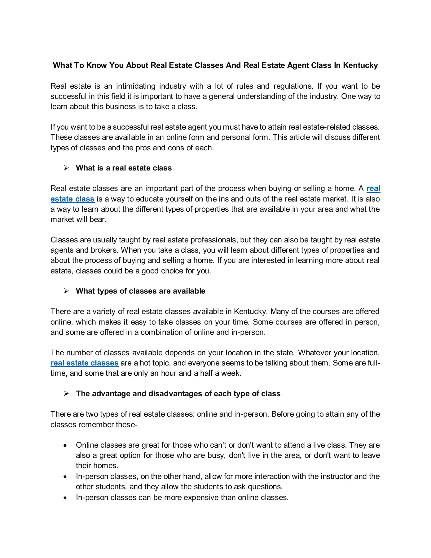 What To Know You About Real Estate Classes And Real Estate Agent Class