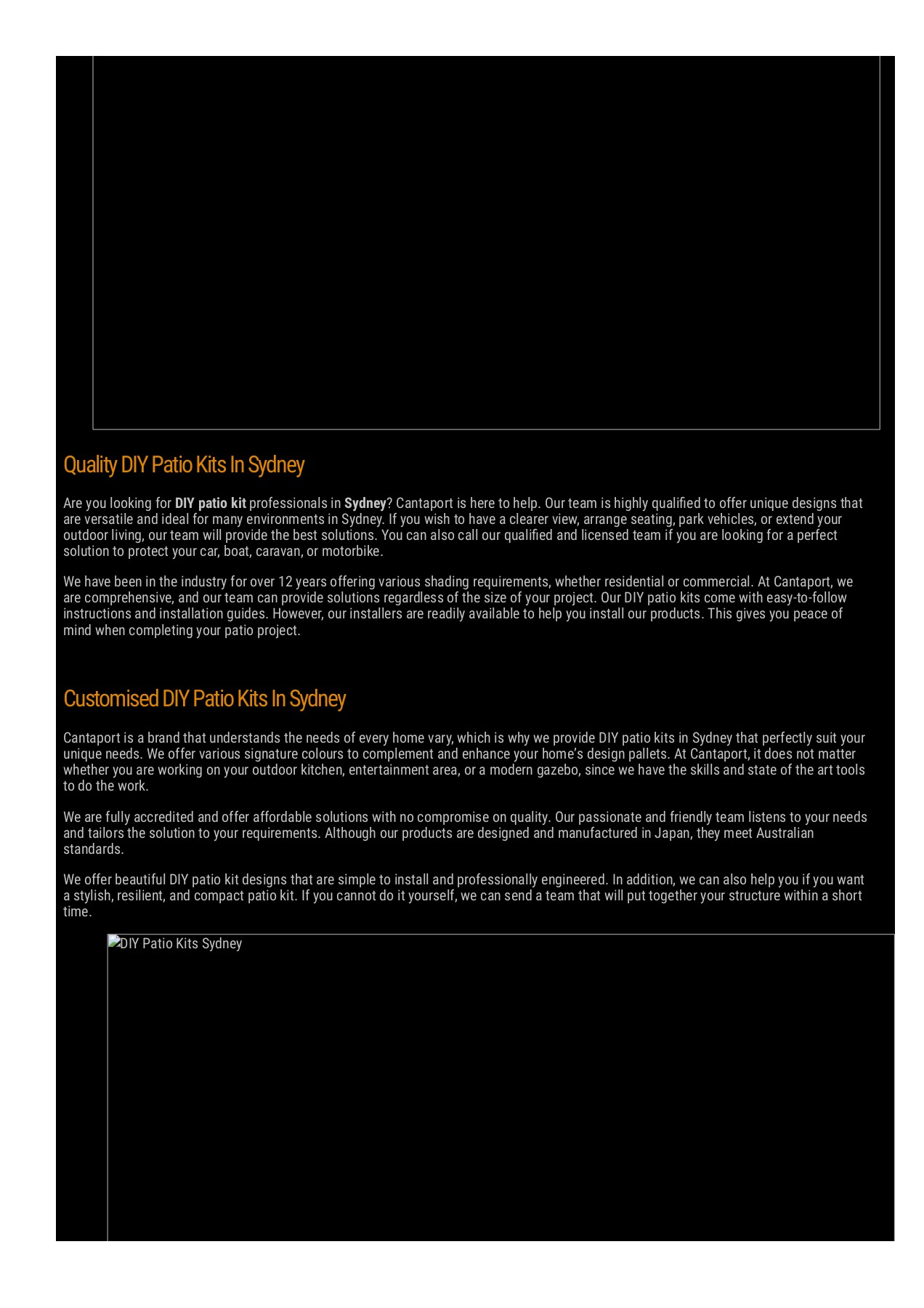 Diy Patio Kits Sydney Cantaport Page 2 Flip PDF Online PubHTML5