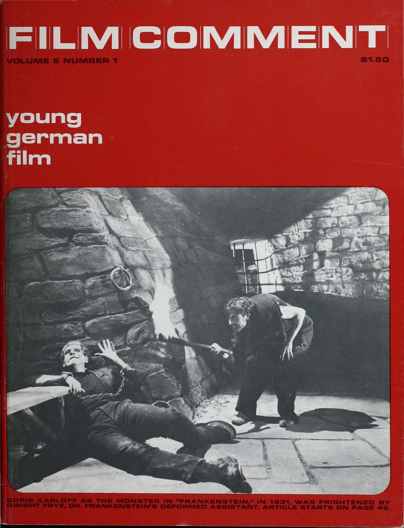 VOLUME 06 - NUMBER 01 SPRING 1970 - Film-Arthur barron-Young german cinema