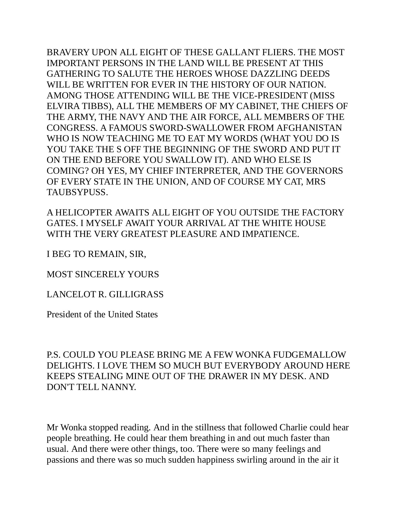 Charlie and the Great Glass Elevator by Roald Dhal_clone THE MANTHAN