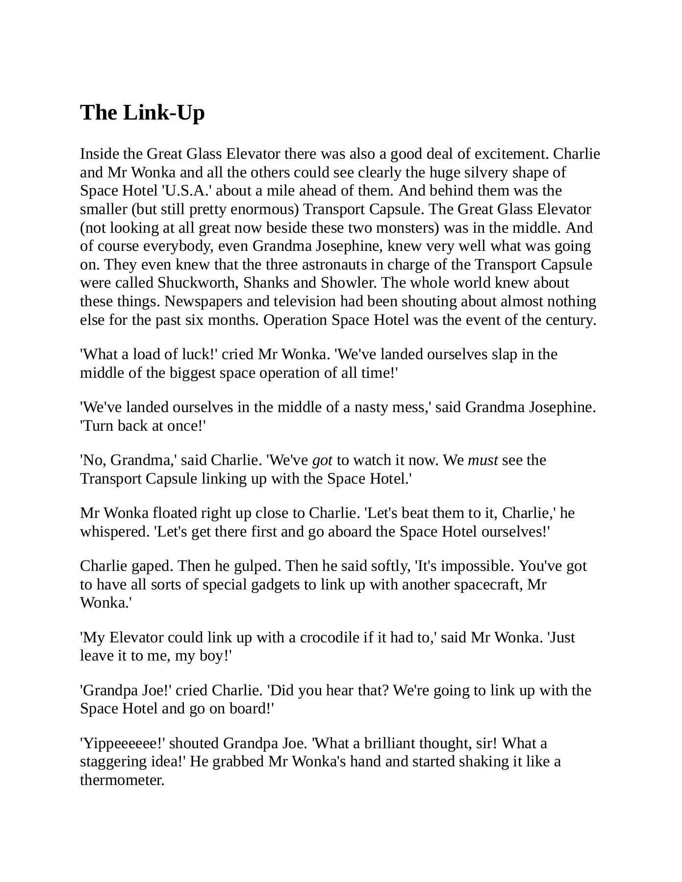 Charlie and the Great Glass Elevator by Roald Dhal_clone THE MANTHAN