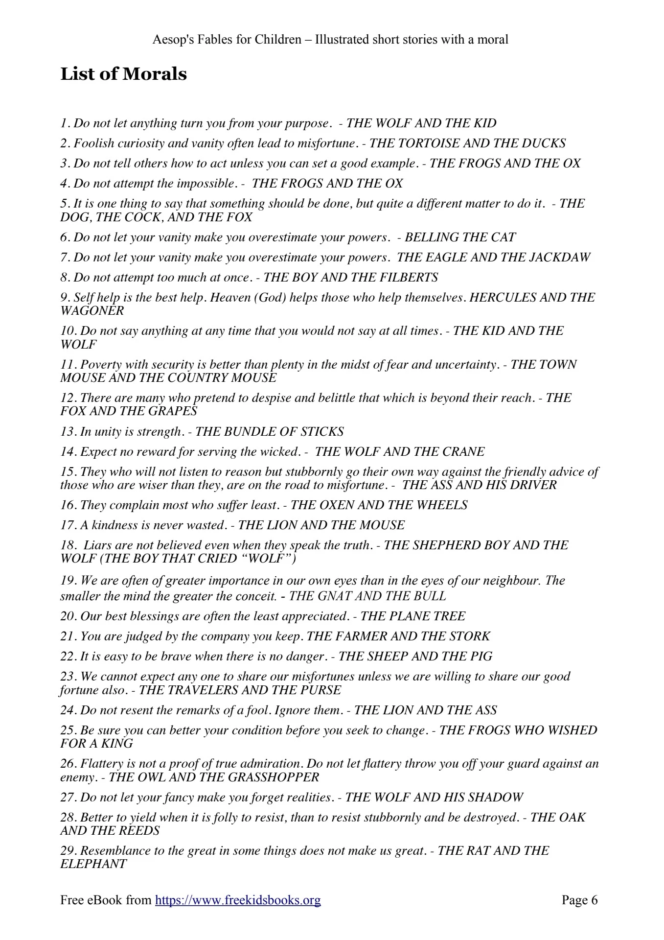 Aesops Fables for children - THE MANTHAN SCHOOL - Page 6 | Flip PDF ...