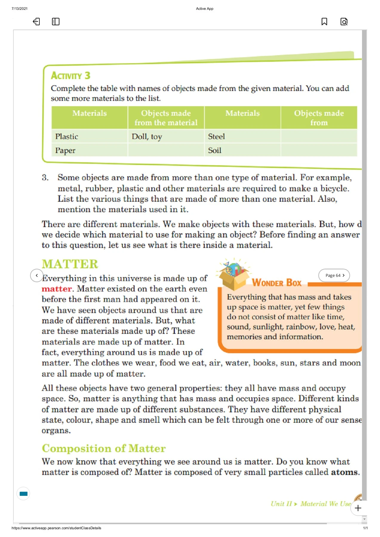 Universal Science Grade-6 - THE MANTHAN SCHOOL - Page 63 | Flip PDF ...