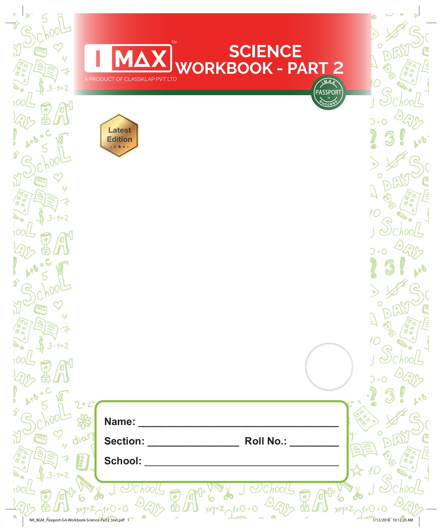 PassportG4WorkbookSciencePart2 IMAX Page 1 40 Flip PDF