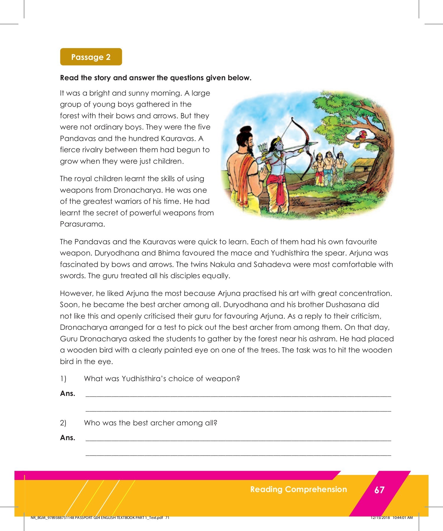 LORD DON ／don Tasmania essay 51803696_BGM_9789388751148 PASSPORT G04 ENGLISH TEXTBOOK PART