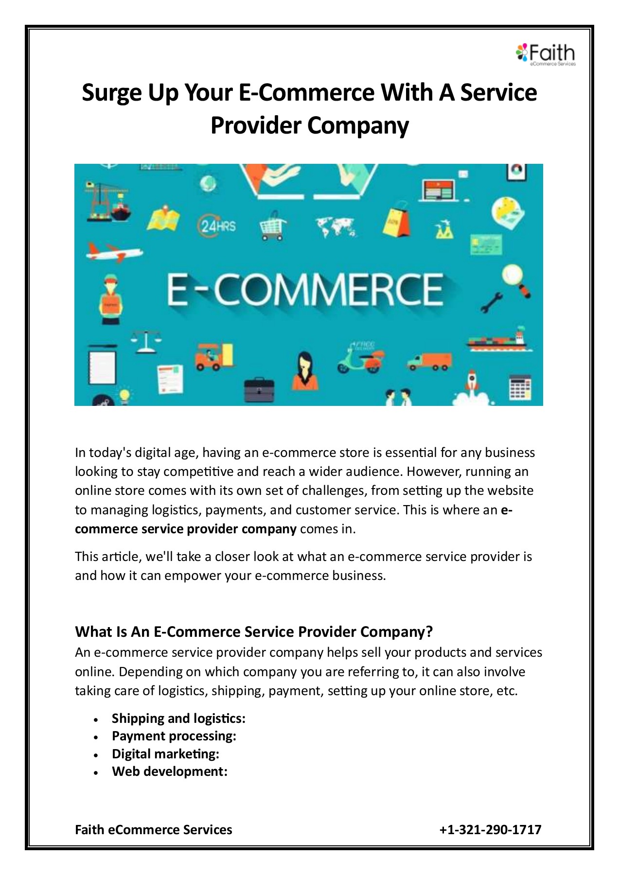 Surge up your with a service provider company William