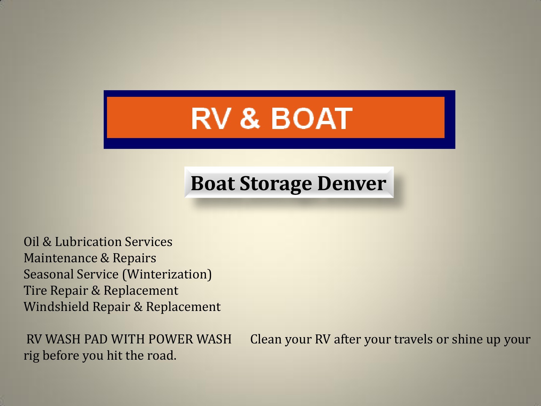 Boat Storage Denver broncospkwyrvandboatstorage Page 1 4 Flip
