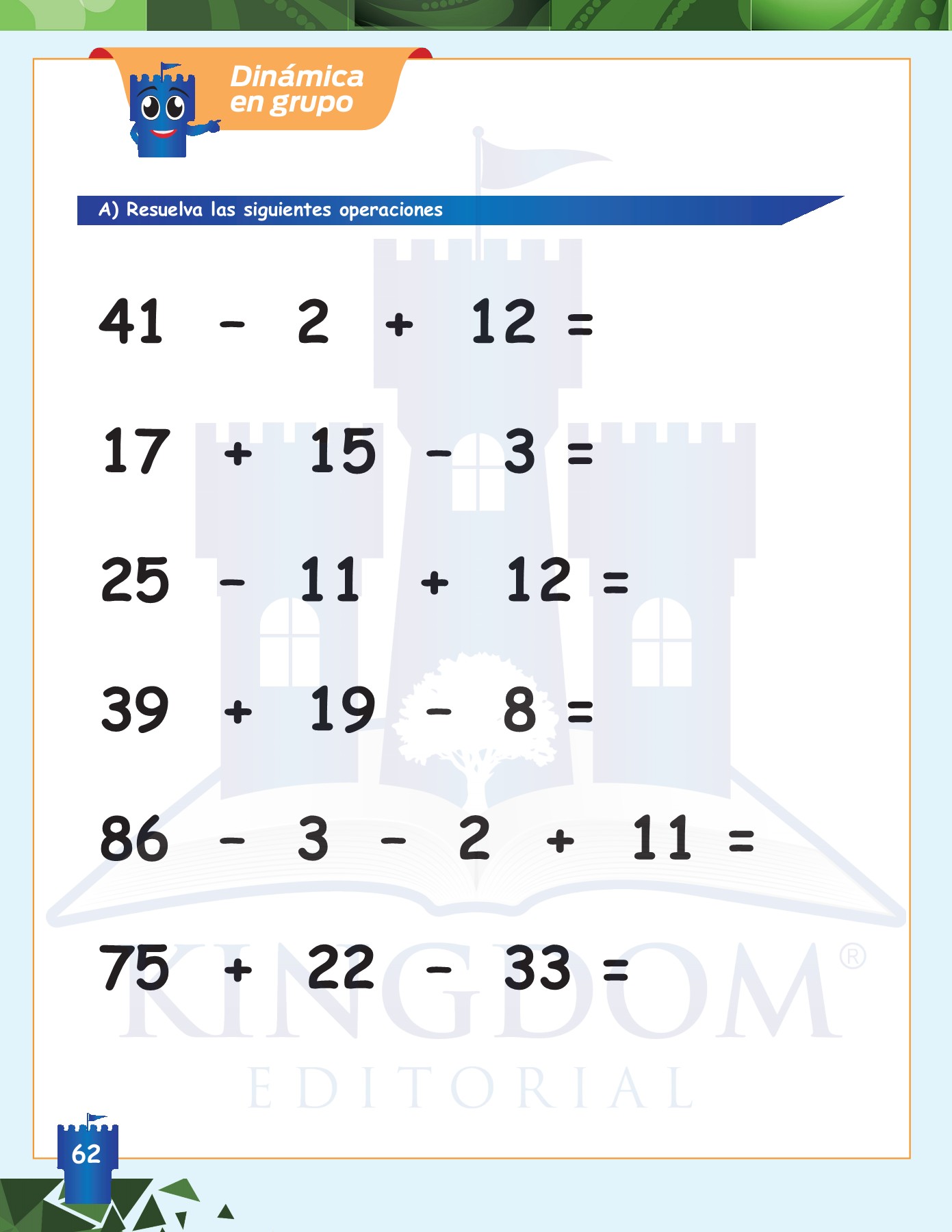 MATEMÁTICAS 2do Grado .1 - Kingdom Editorial - Página 64 | Flip PDF en  línea | PubHTML5, image size:1391x1800