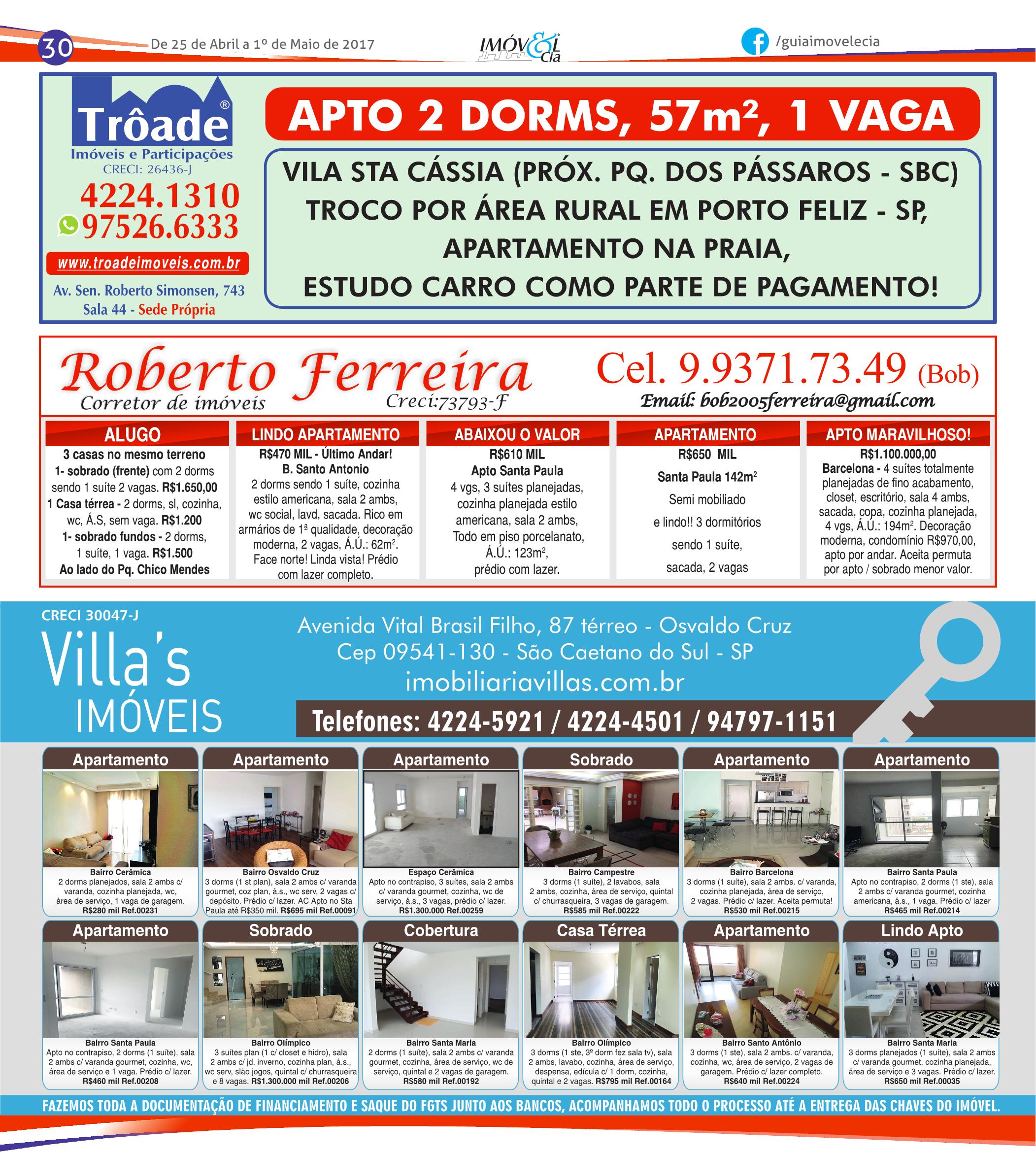 Jornal Imóvel \u0026 Cia - São Caetano - Edição 532 - vinicius - Página 30 | PDF  Online | PubHTML5, image size:2103x2339