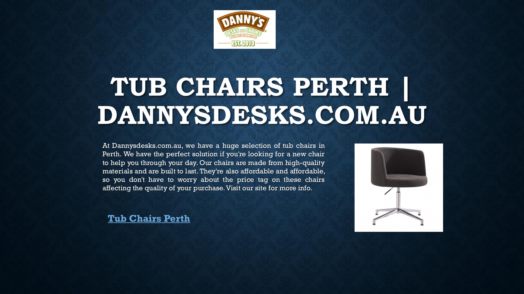 Tub Chairs Perth James Ponting Page 1 5