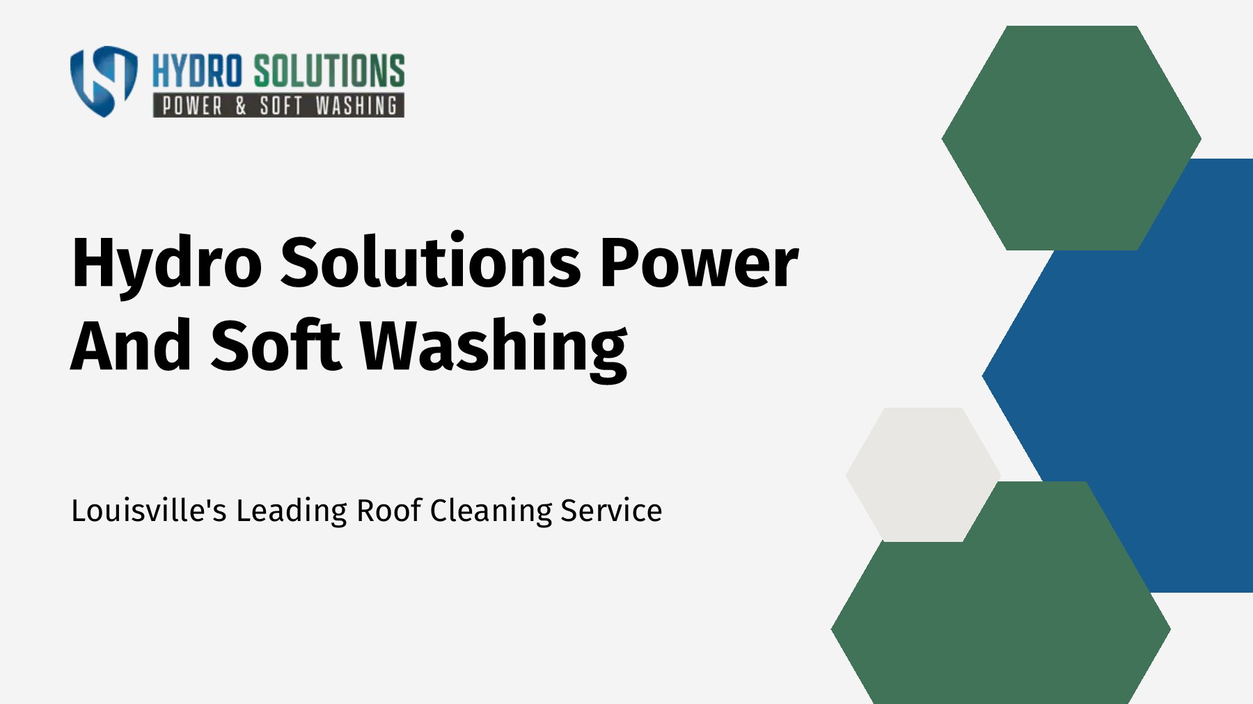 Roof Cleaning Service Louisville Hydro Solutions Power And Soft