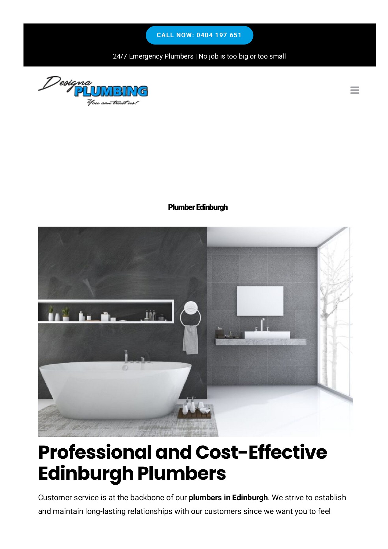 Plumber Edinburgh designaplumbingsa Page 1 7 Flip PDF Online