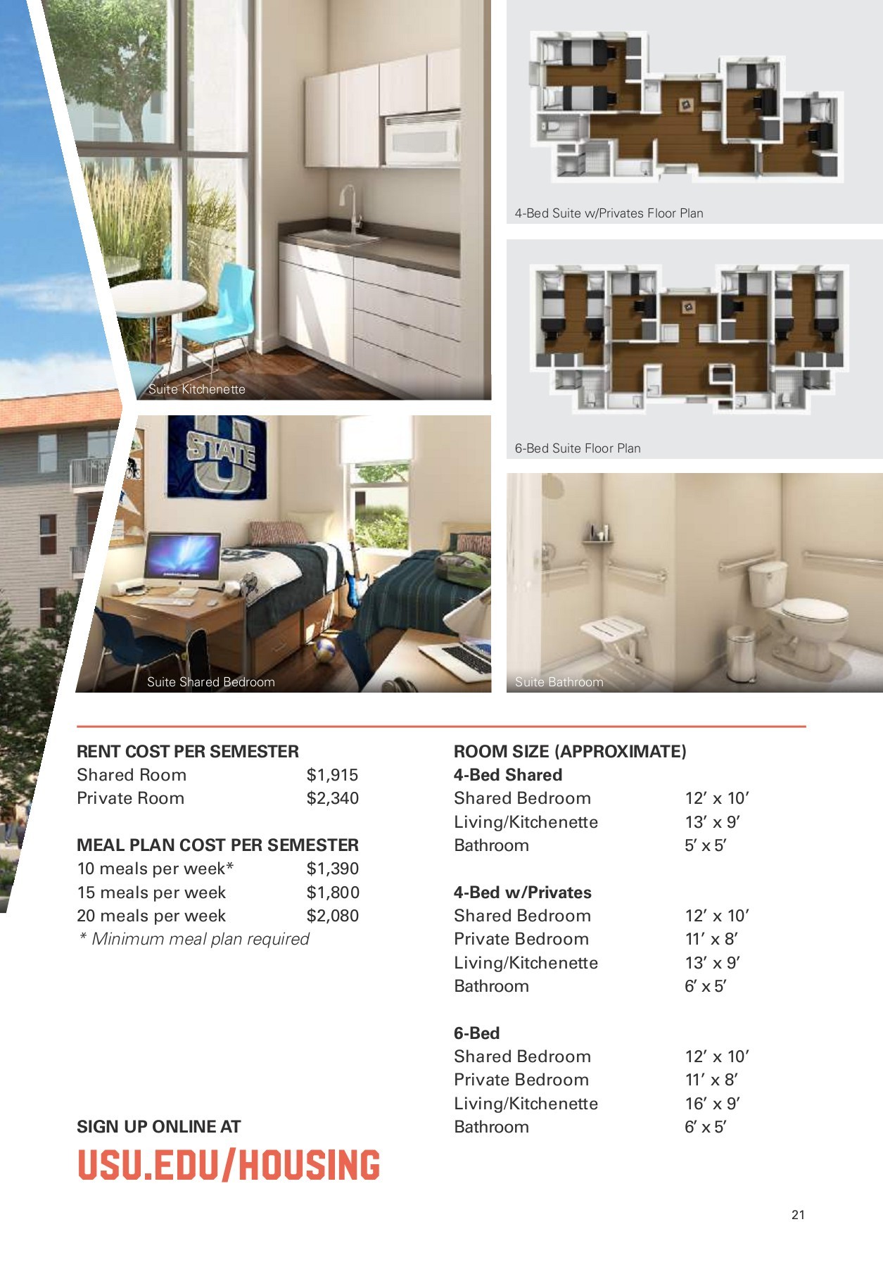 USU Housing Viewbook 20182019 housingmarketing Page 21 Flip PDF