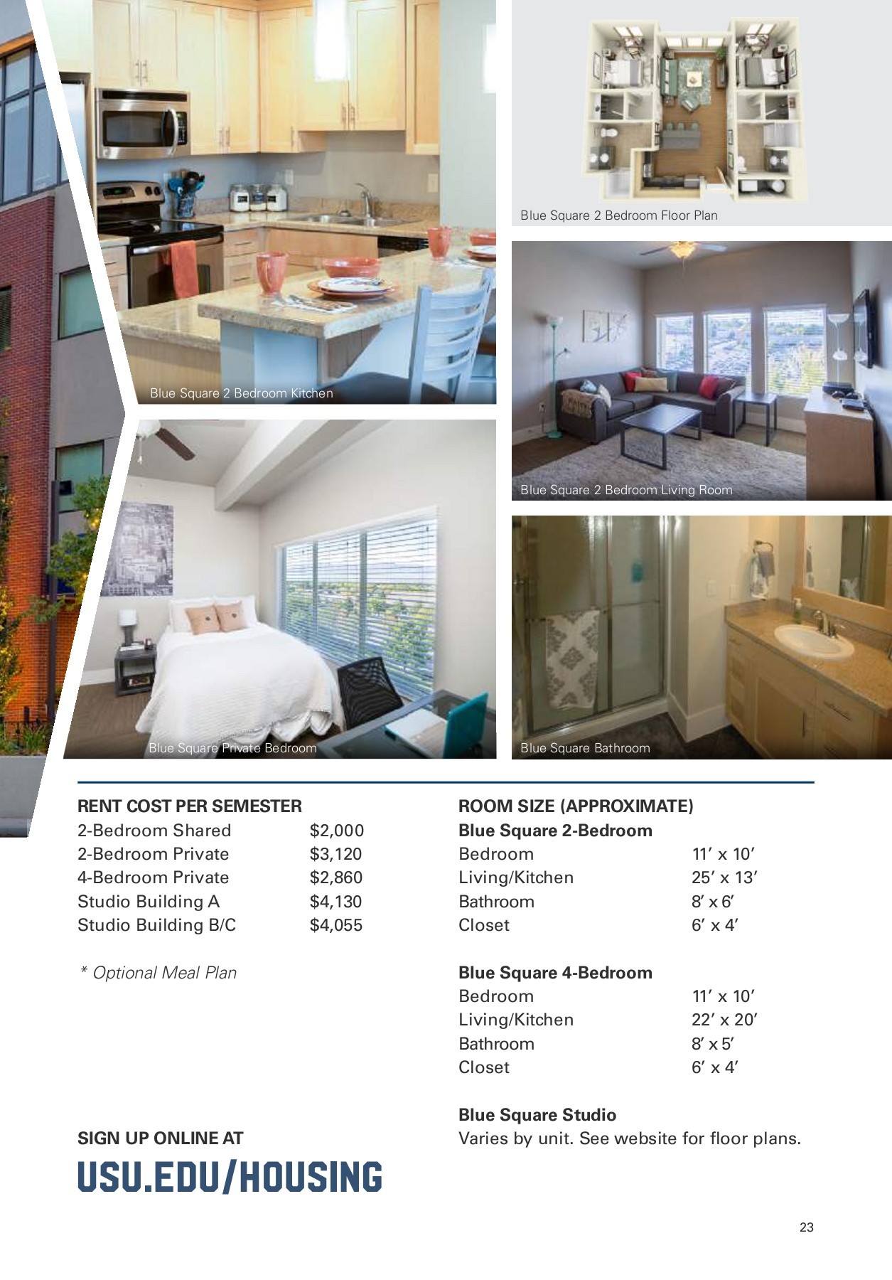 USU Housing Viewbook 20182019 housingmarketing Page 23 Flip PDF