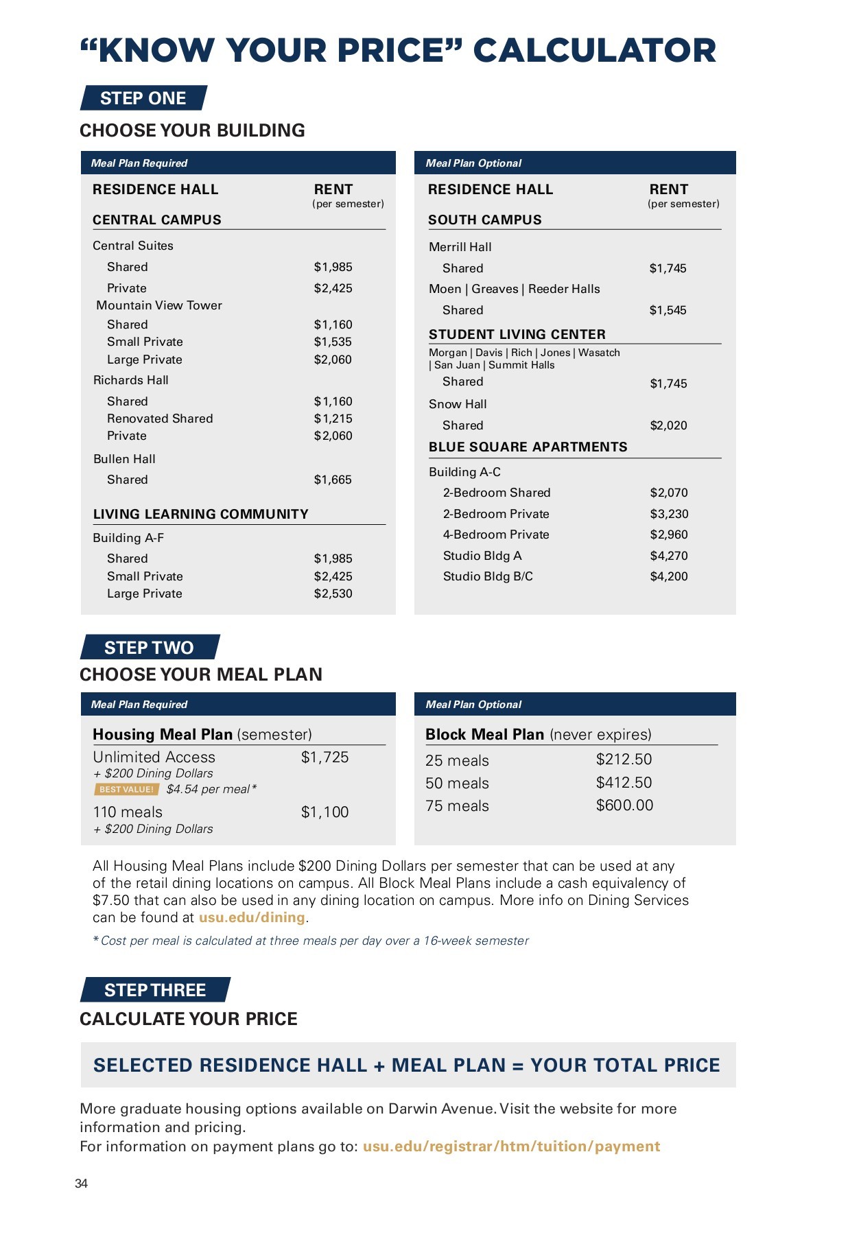 USU Housing Viewbook 20192020 housingmarketing Page 34 Flip PDF