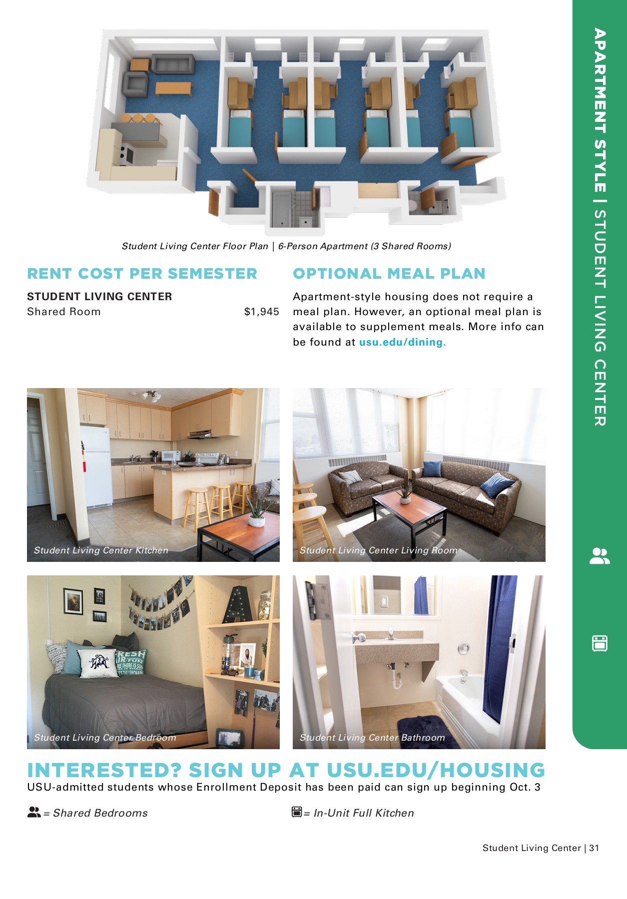 202324 USU Single Housing Viewbook housingmarketing Page 31