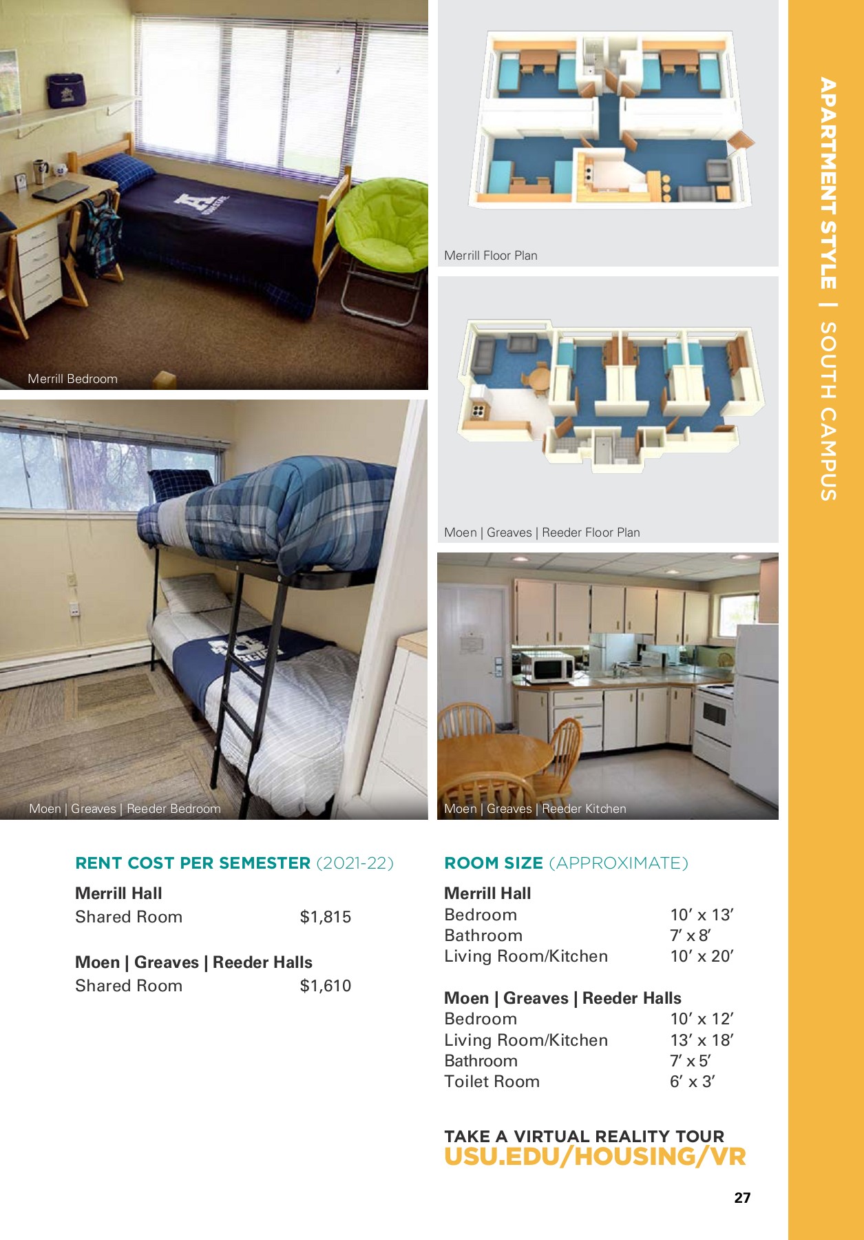 202122 USU Single Housing Viewbook housingmarketing Page 27
