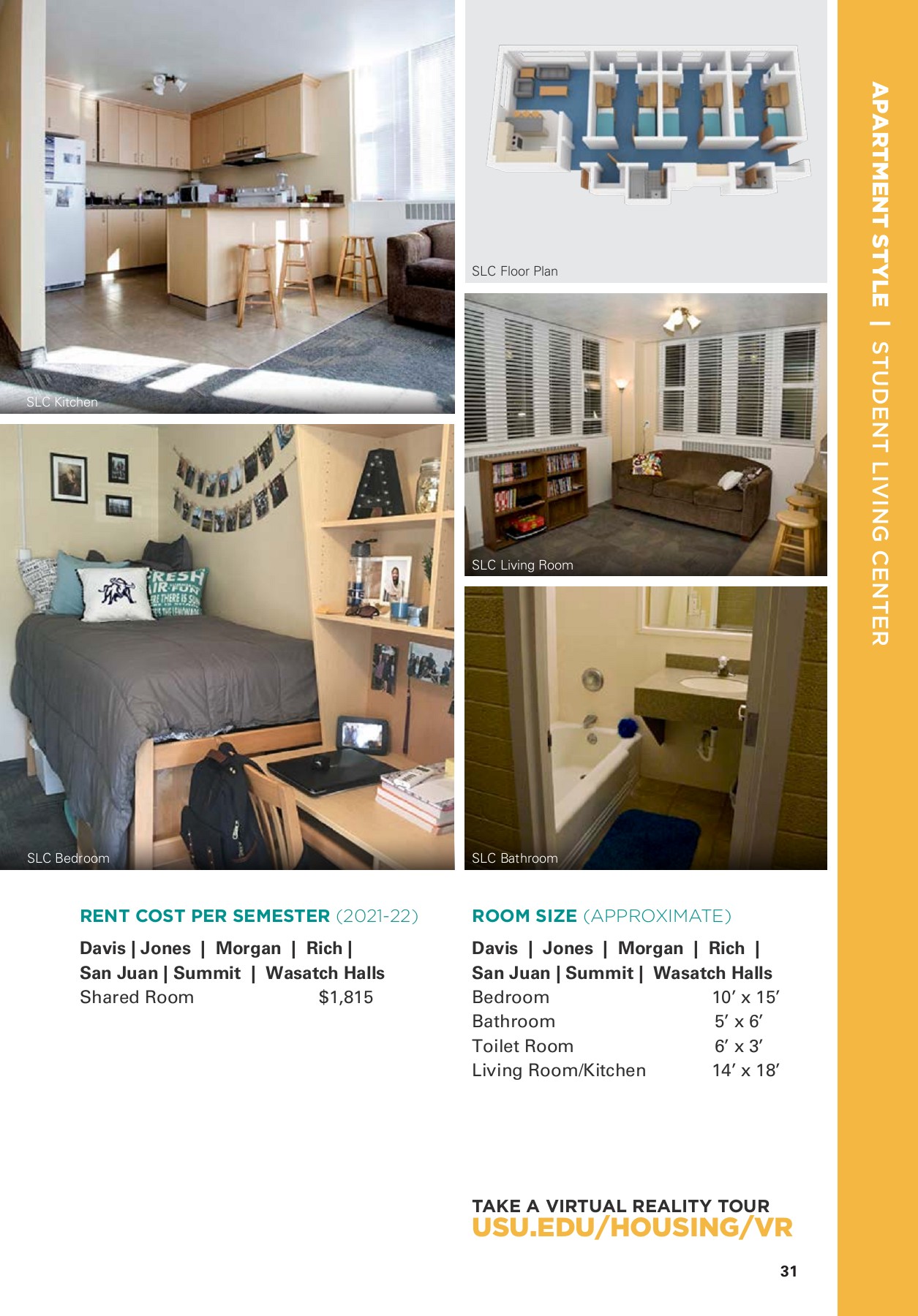 202122 USU Single Housing Viewbook housingmarketing Page 31