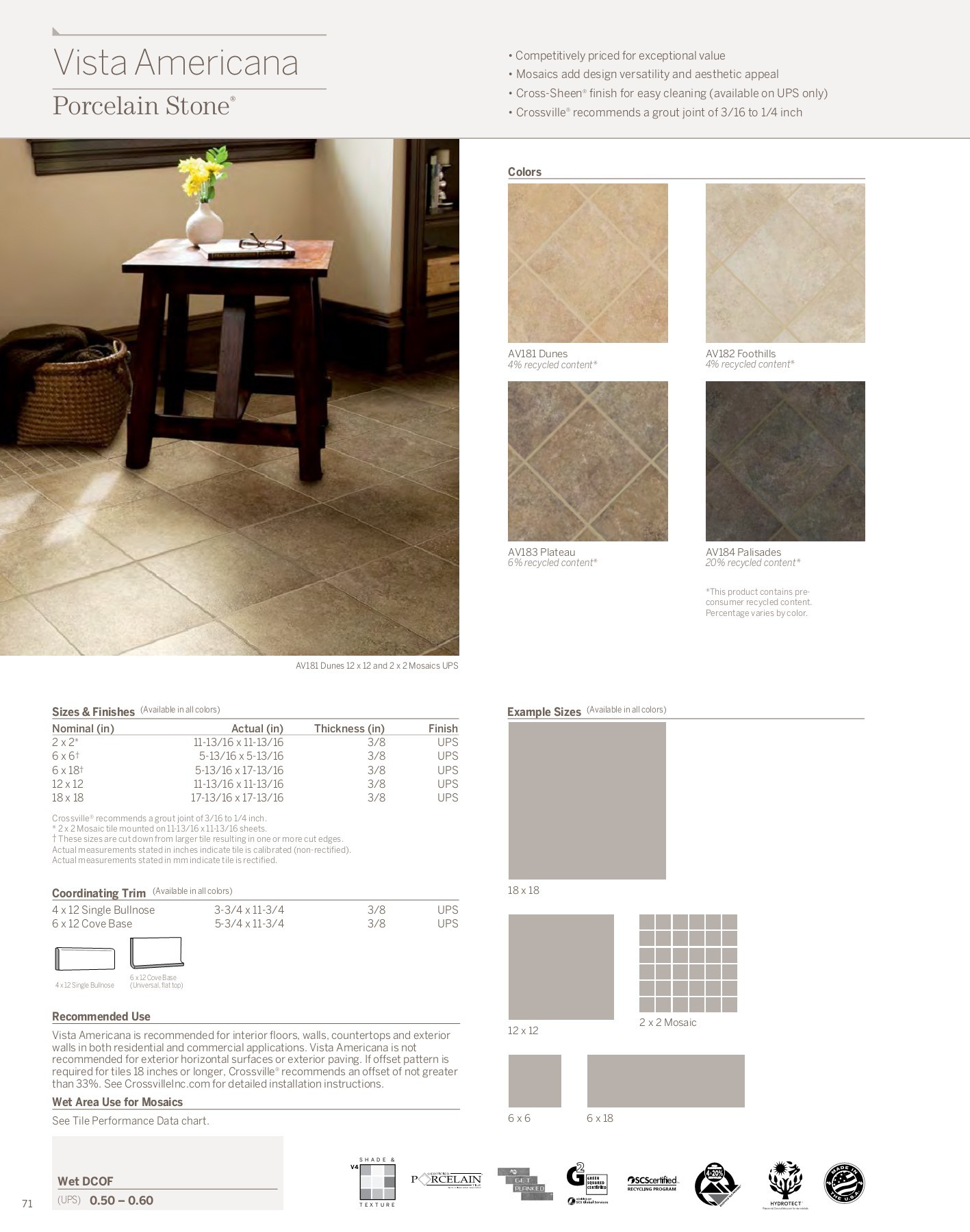 2017 General Crossville Catalog Crossville Inc Page 76 Flip PDF