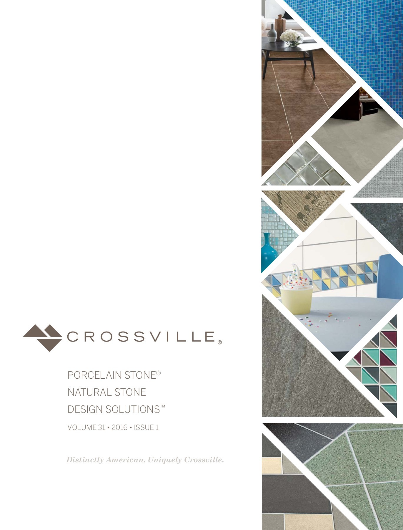 2016 Full Line Catalog Crossville Inc. Crossville Inc Page 1