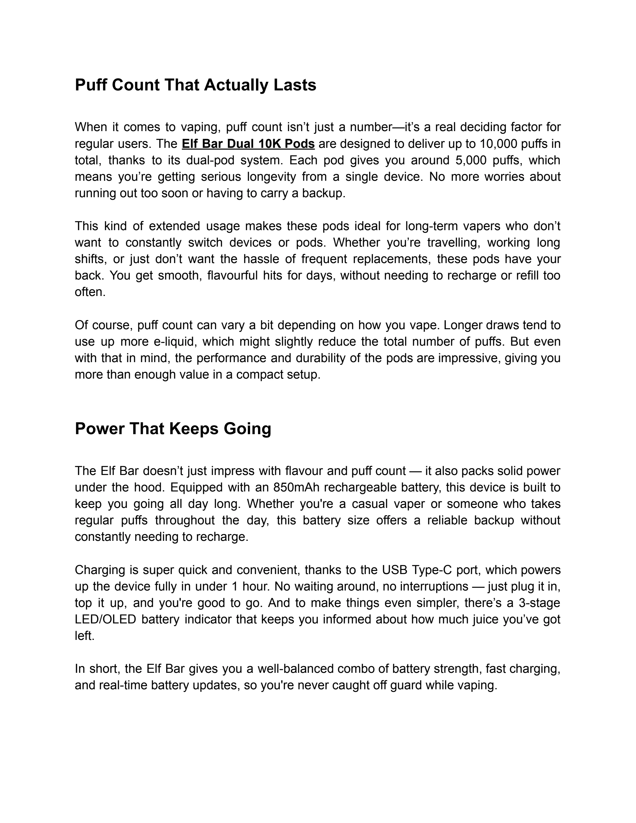 Tired of Replacing Vapes_ The Elf Bar Dual 10K Changes Everything - cbvseo  - Page 3 | Flip PDF Online