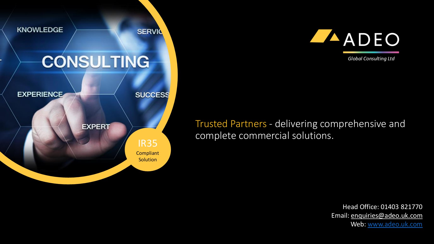 ADEO Tailormade solutions for the construction industry dave