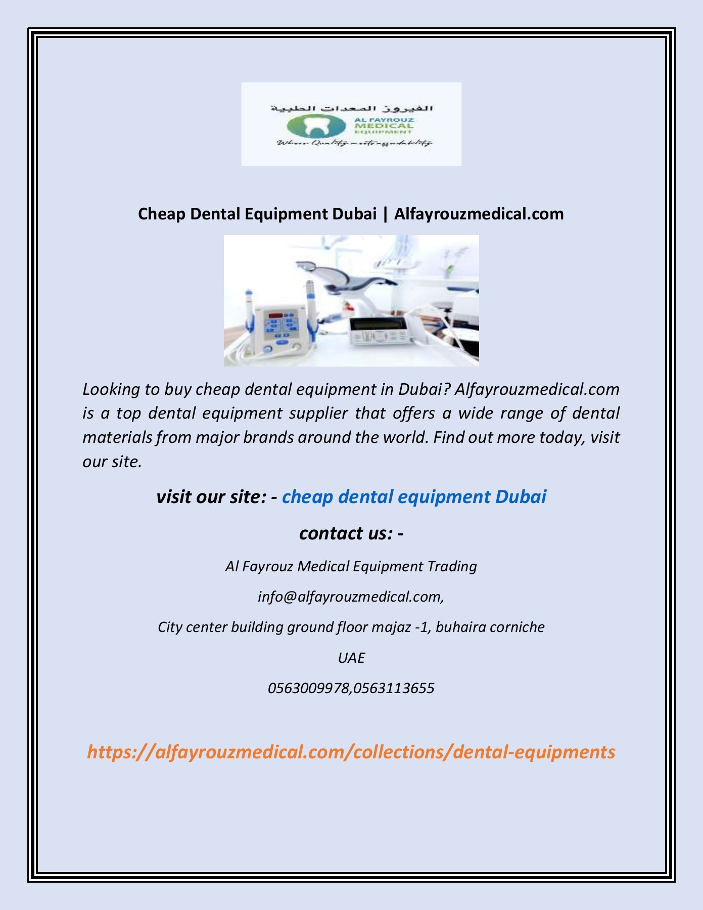 Cheap Dental Equipment Dubai Shop Nado Page 1 1 Flip PDF Online