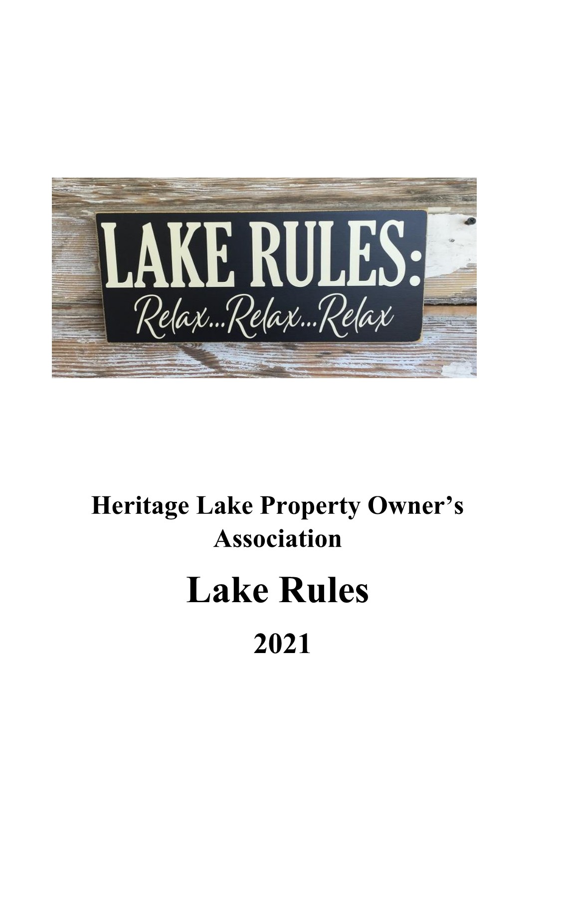 Heritage Lake Rules 2021 - HLCS News - Page 1 - 25 | Flip PDF Online ...