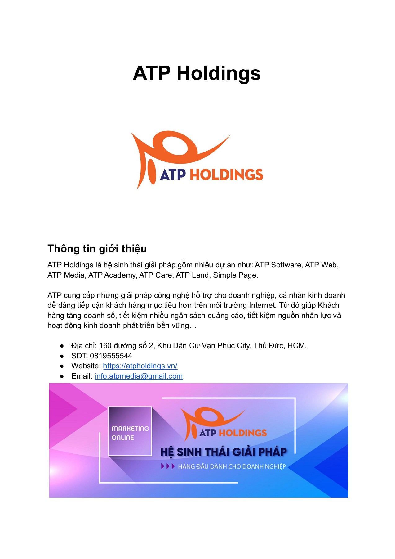 ATP Holdings contact.atpholdings Trang 1 6 PDF lật trang trực