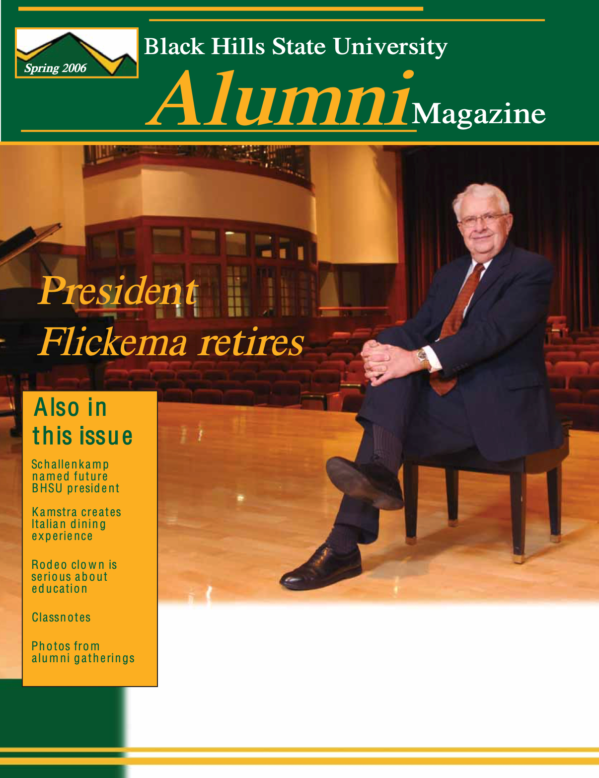 Black Hills State University Alumni Magazine Spring 2006 Black