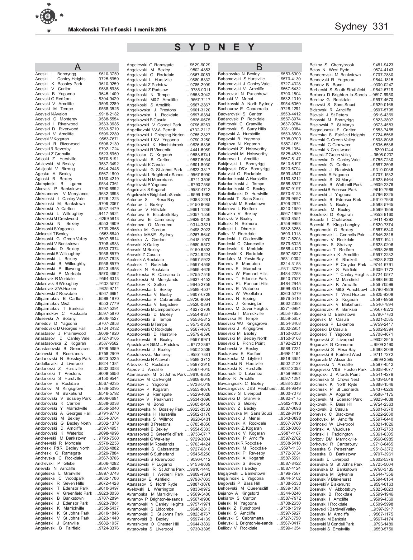 Macedonian Telephone Directory Mactel Page 333 Flip PDF Online