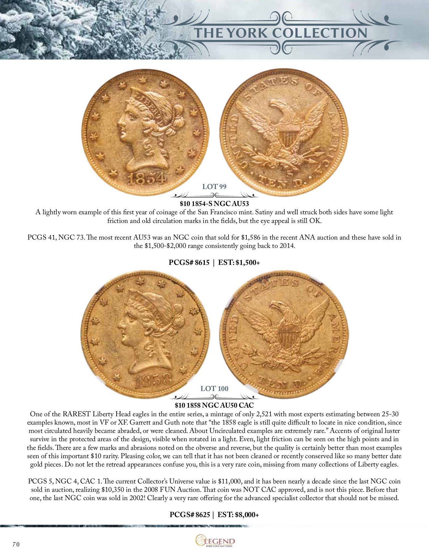 Catalog RA XXIV_Web Legend Rare Coin Auctions Page 70 Flip PDF