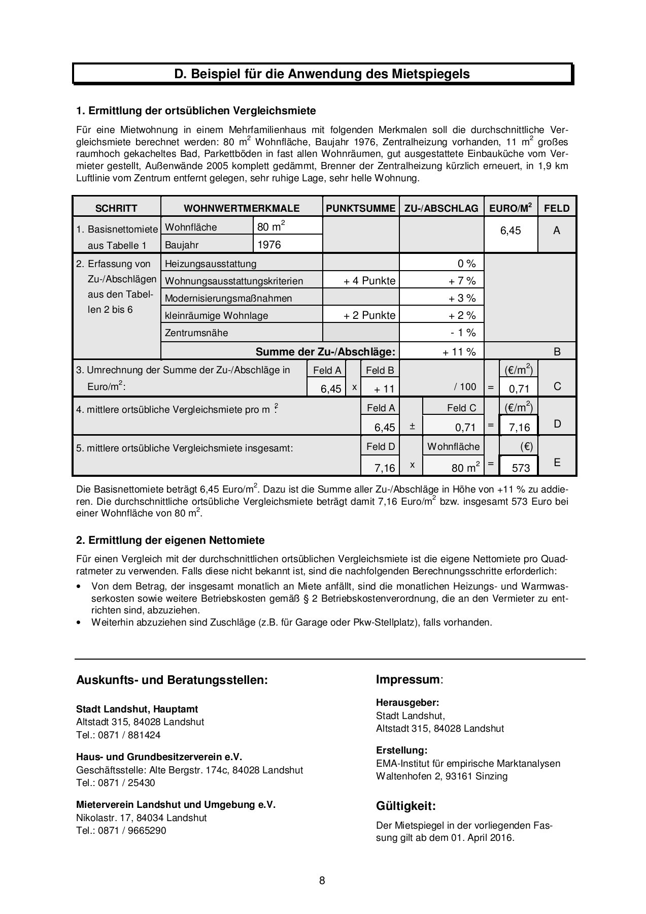 Mietspiegel_2016 kutzi Seite 8 Daumenkino PDF Online PubHTML5