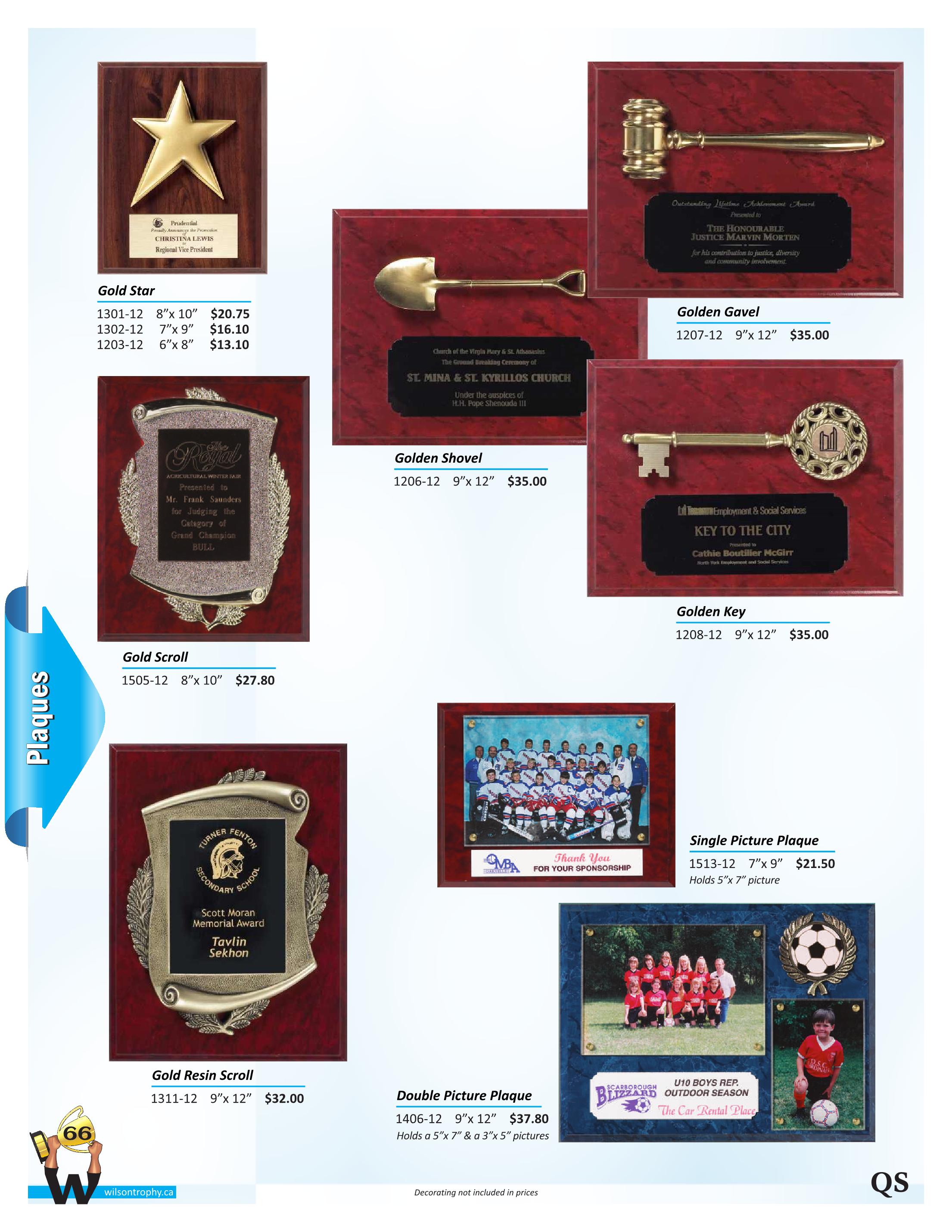 Catalogue WTC 2018.cdr Wilson Trophy Company Inc. Page 66 Flip