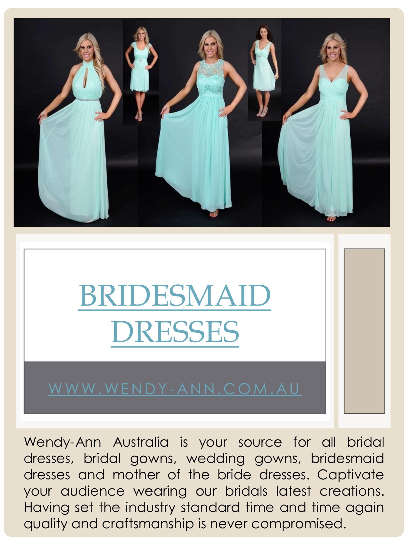 Bridesmaid Dresses Bridesmaid Dresses Brisbane Page 1 12 Flip PDF Online PubHTML5