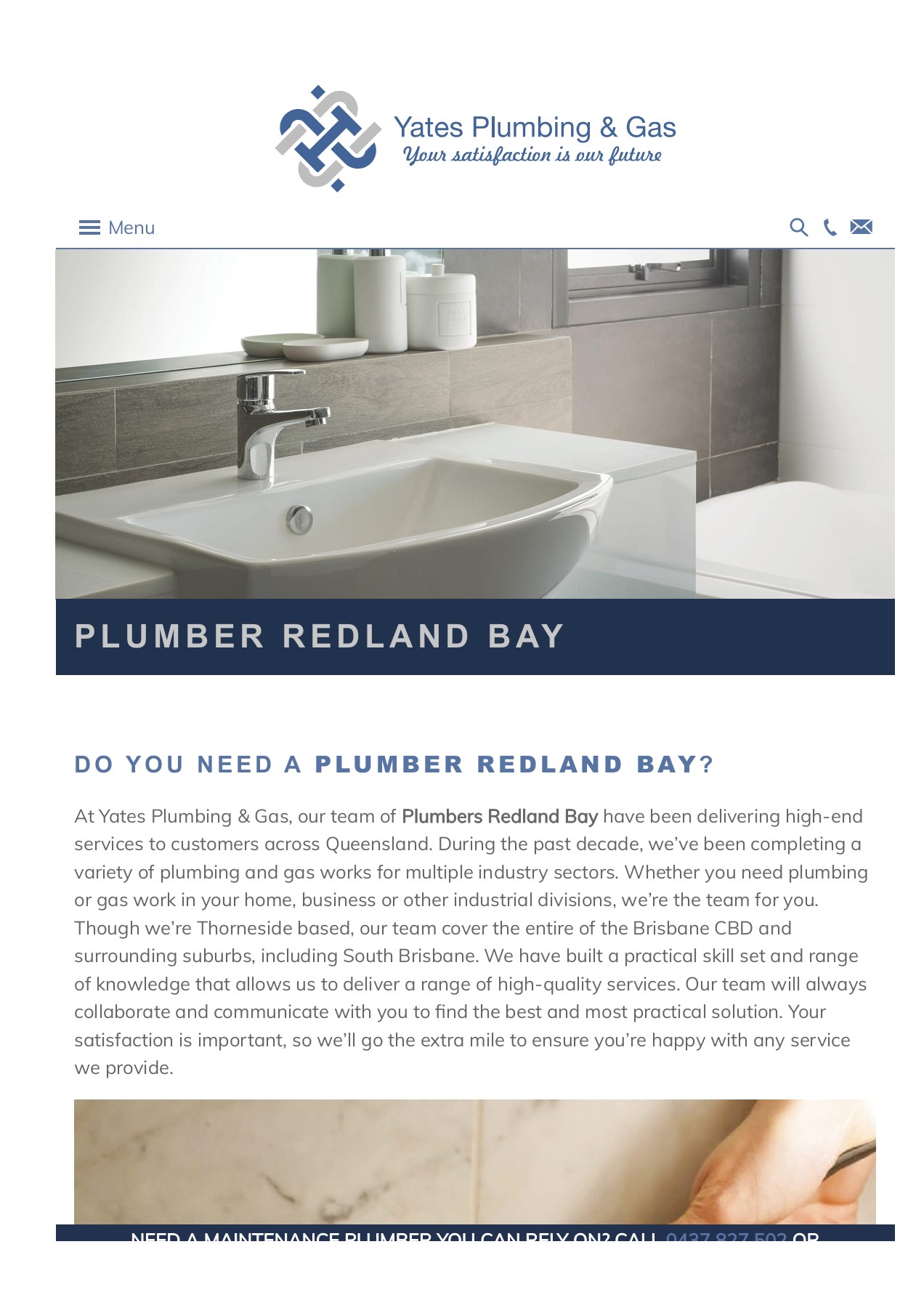 Plumber Redland Bay Yates Plumbing & Gas Page 1 5 Flip PDF