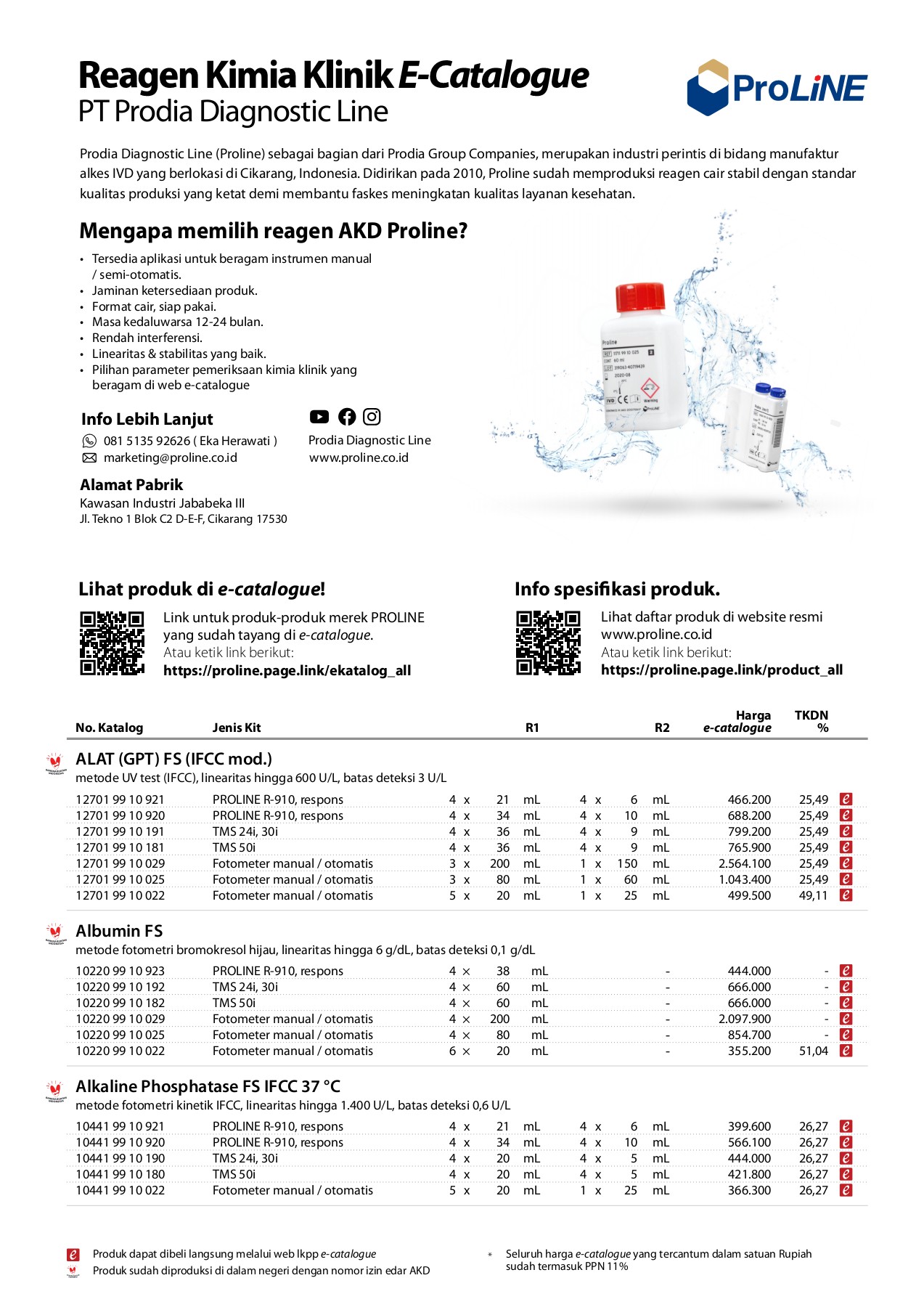 Brosur EKatalog Proline INA Marketing Satu Page 1 4 Flip PDF