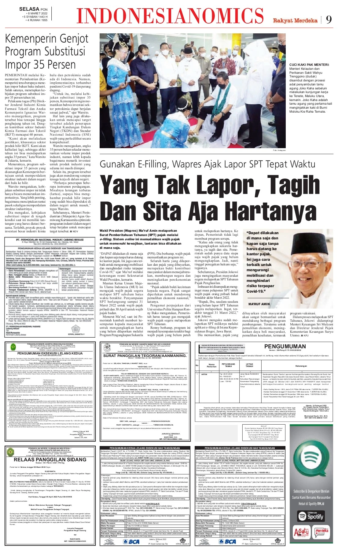 Rakyat Merdeka 8 Maret 2022 - UMSIDALIB - Page 9 | Flip PDF Online ...