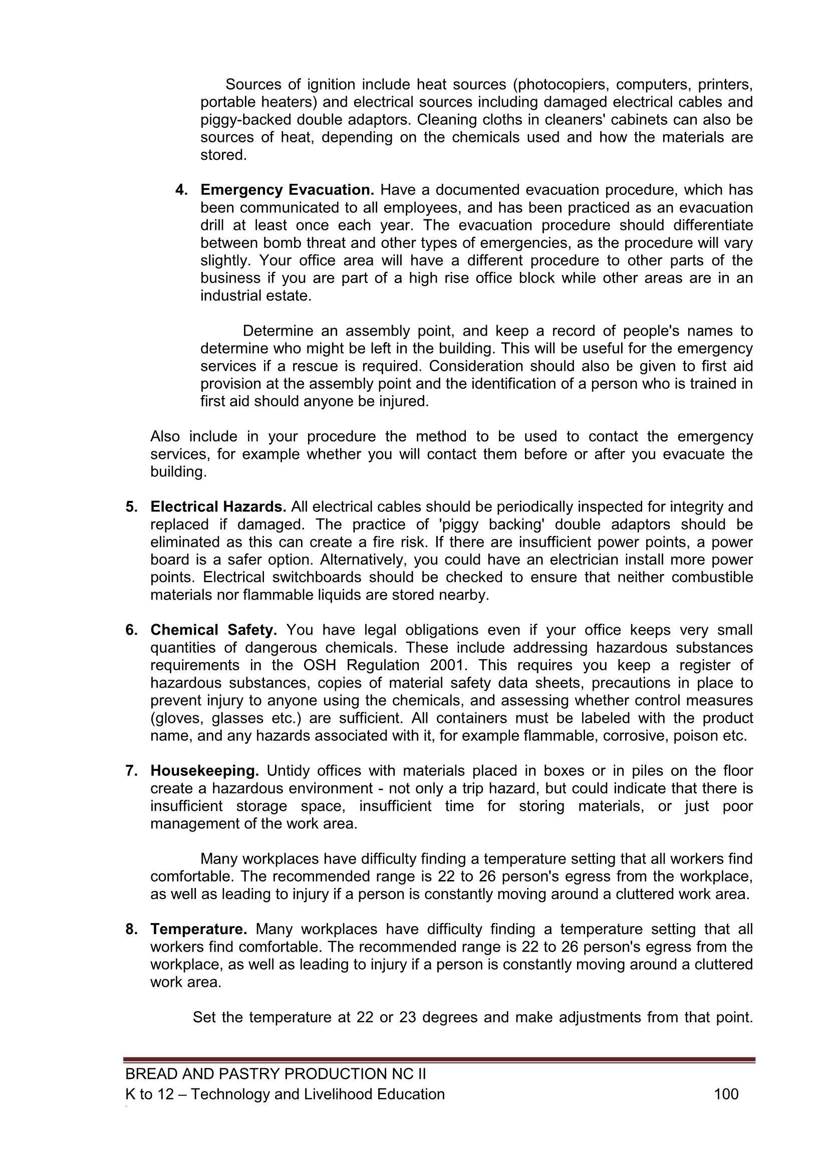 K TO 12 BREAD AND PASTRY LEARNING MODULE jcrencia Page 101 Flip